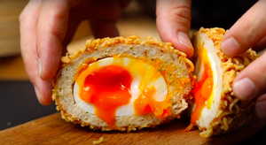 Twisted's Chicken Ramen Scotch Egg recipe