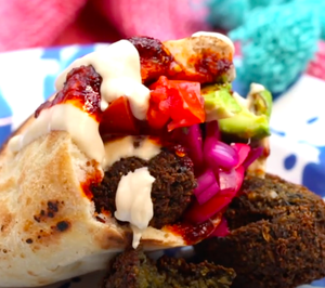 Crispy Mexican Garlic Falafel Recipe | Twisted