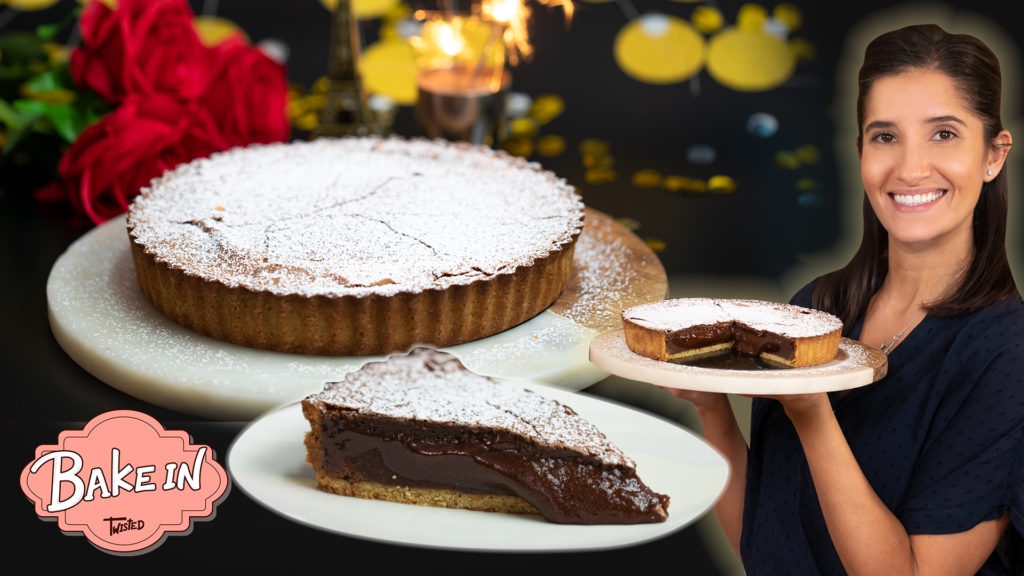 Chocolate Fondant Pistachio Tart Recipe