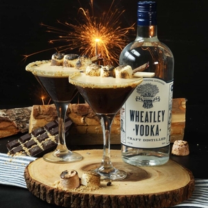 Chocolate Espresso Martini with S’more's Recipe | Twisted