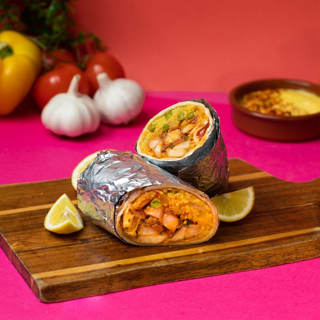 Spanish Rice Inspired Burrito Recipe | Twisted