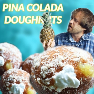 Pina Colada Doughnuts