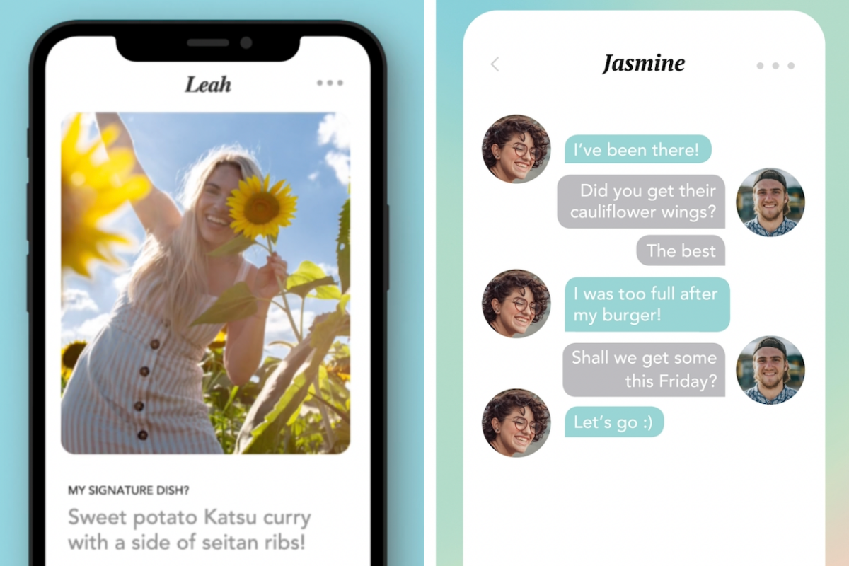 grazer vegan dating app