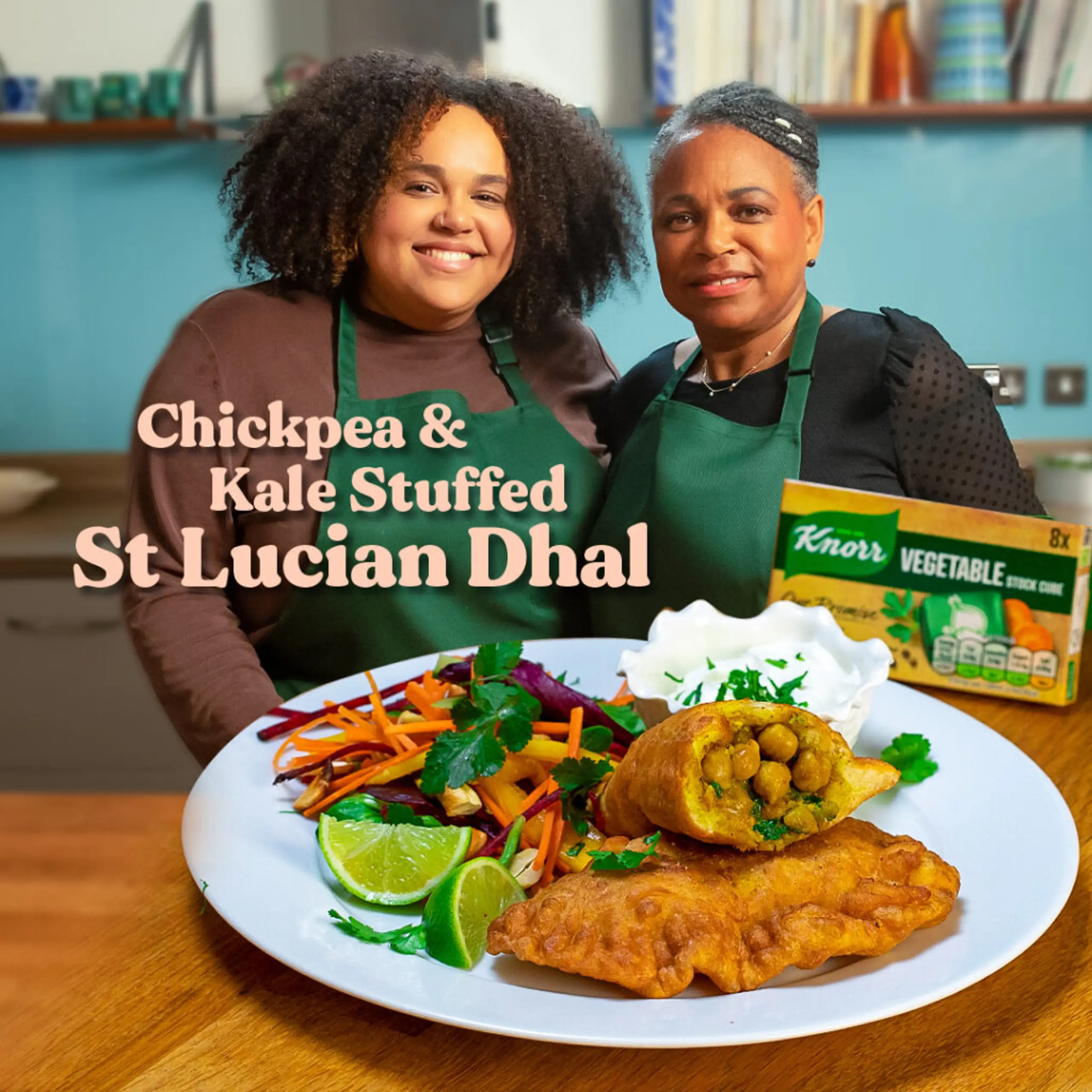 Seren&#8217;s Chickpea and Kale Stuffed St Lucian Dhal