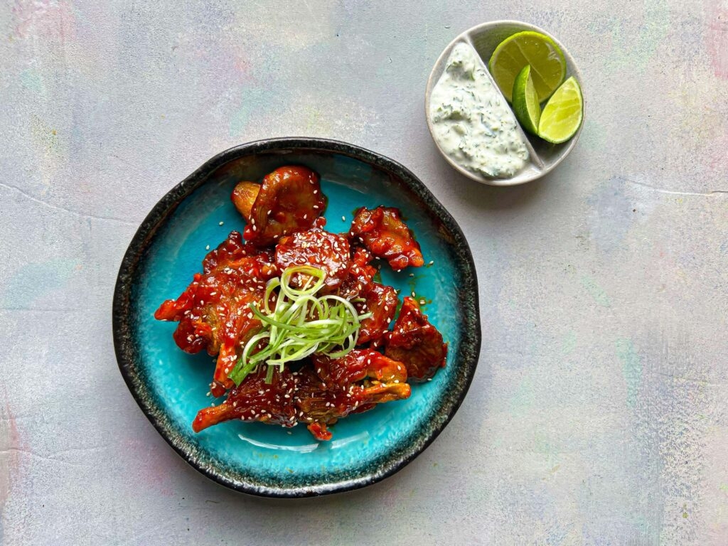 Korean Buffalo Mushroom ‘Wings’ Recipe