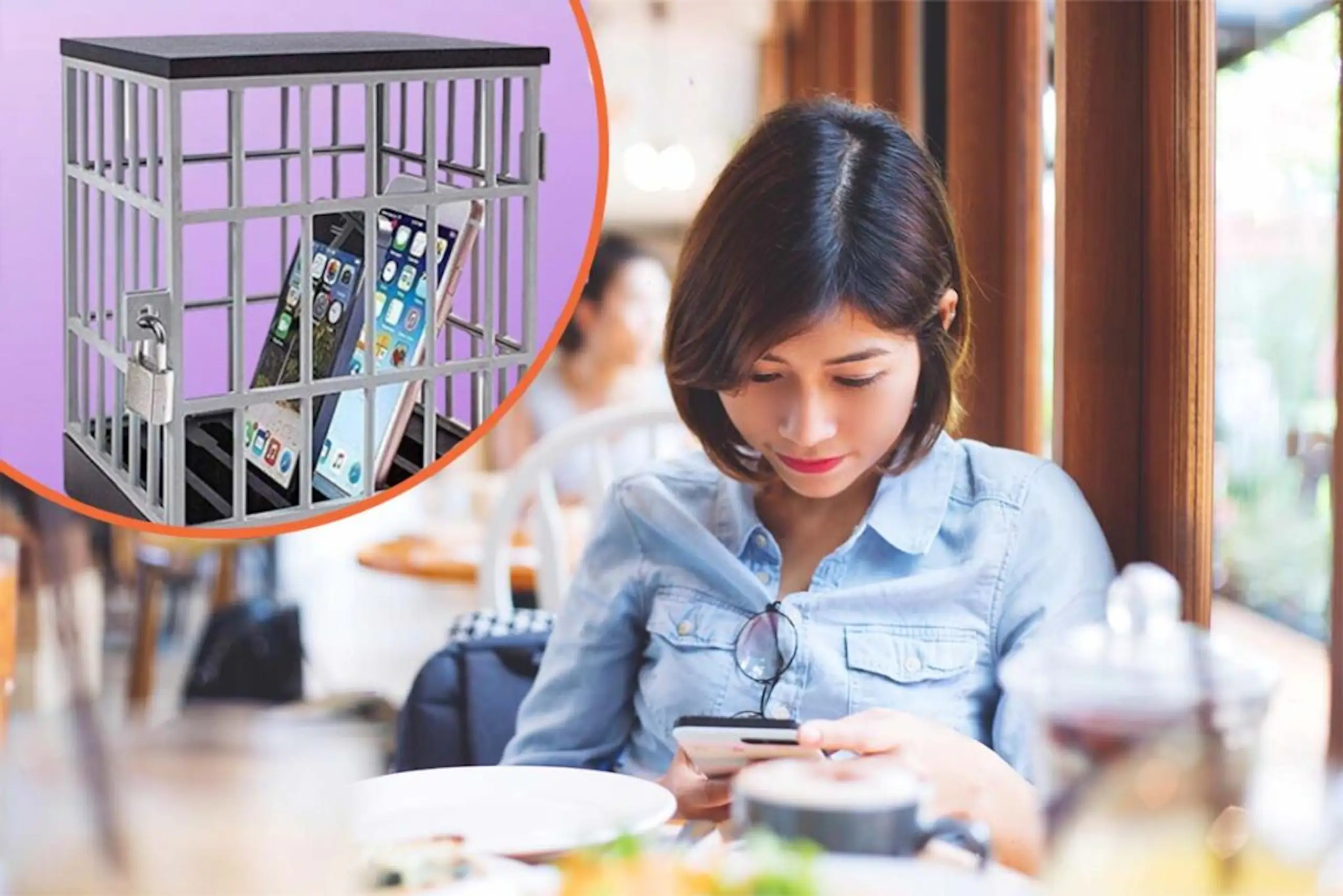 This restaurant is offering customers a discount if they lock their phones in ‘jail’