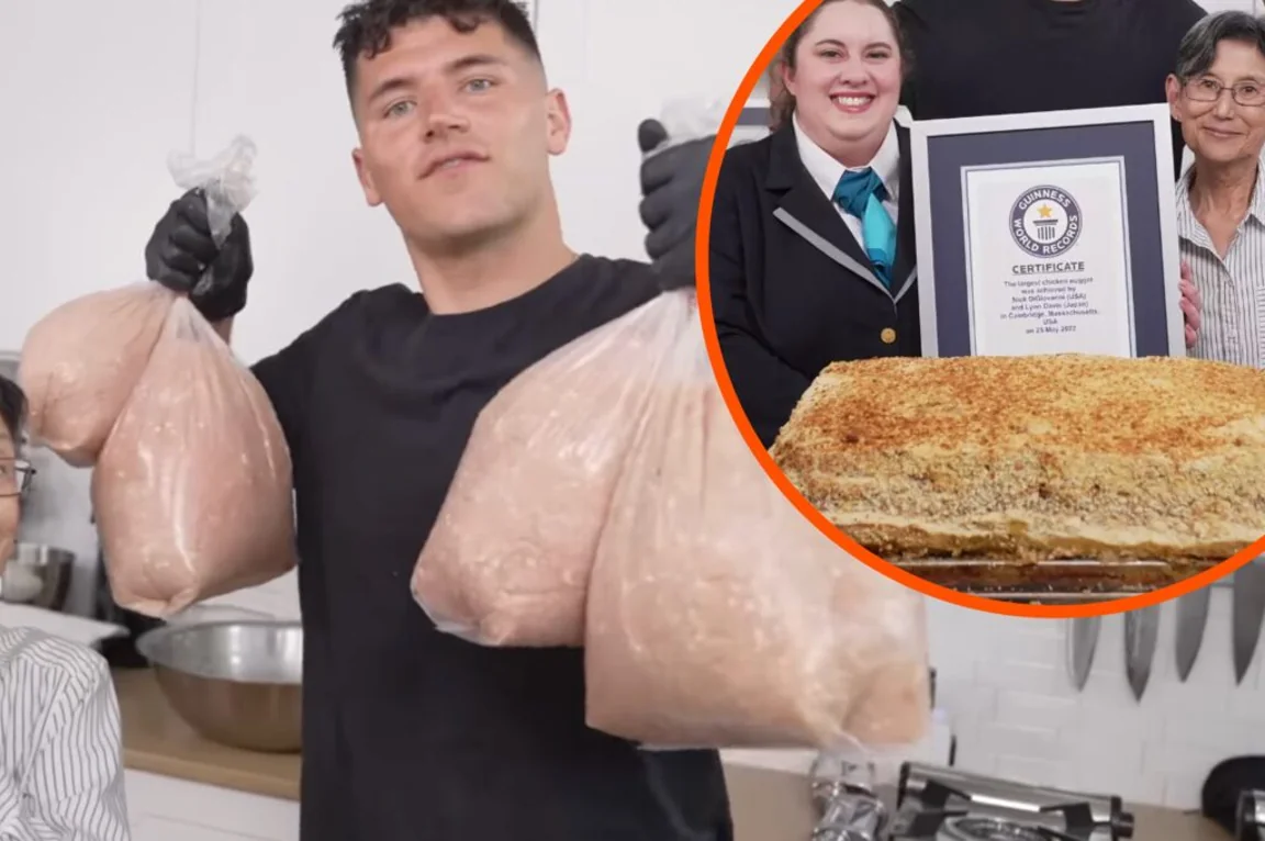 Record set for world’s largest chicken nugget which is over 100 times bigger than average