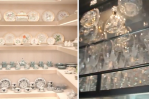 kris jenner china glasses kitchen