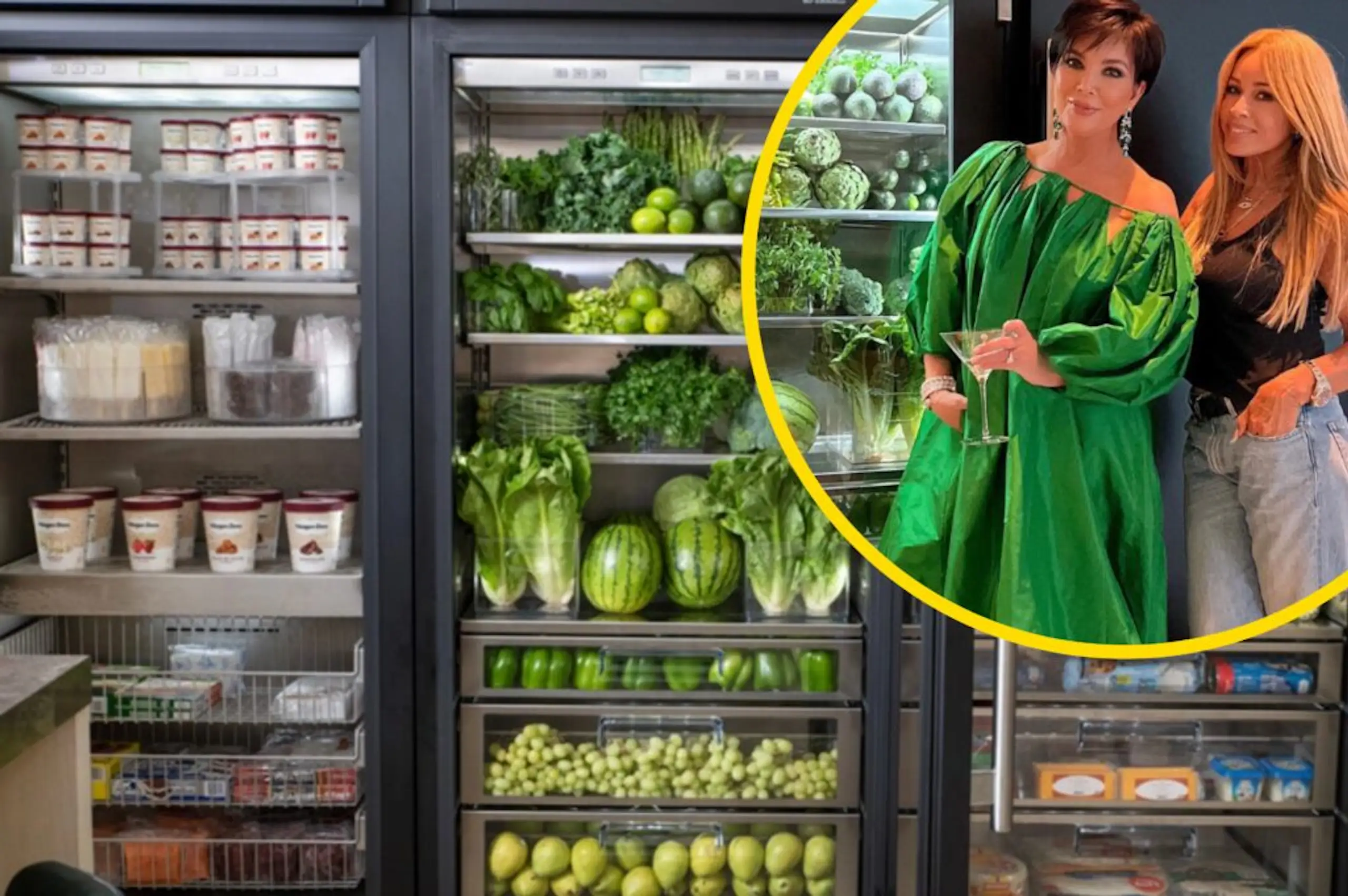 Just like Kim Kardashian, Kris Jenner’s kitchen is mind-blowingly organised