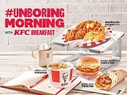 kfc breakfast menu