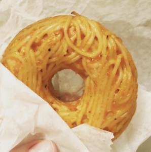 pop pasta spaghetti doughnut donut