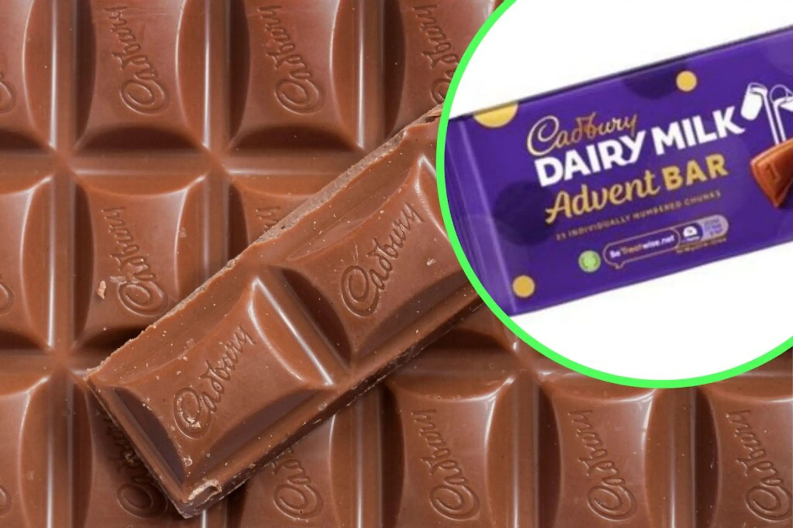 Dairy Milk releases new advent bar – but you can only eat one chunk a day