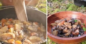 irish stew men with the pot