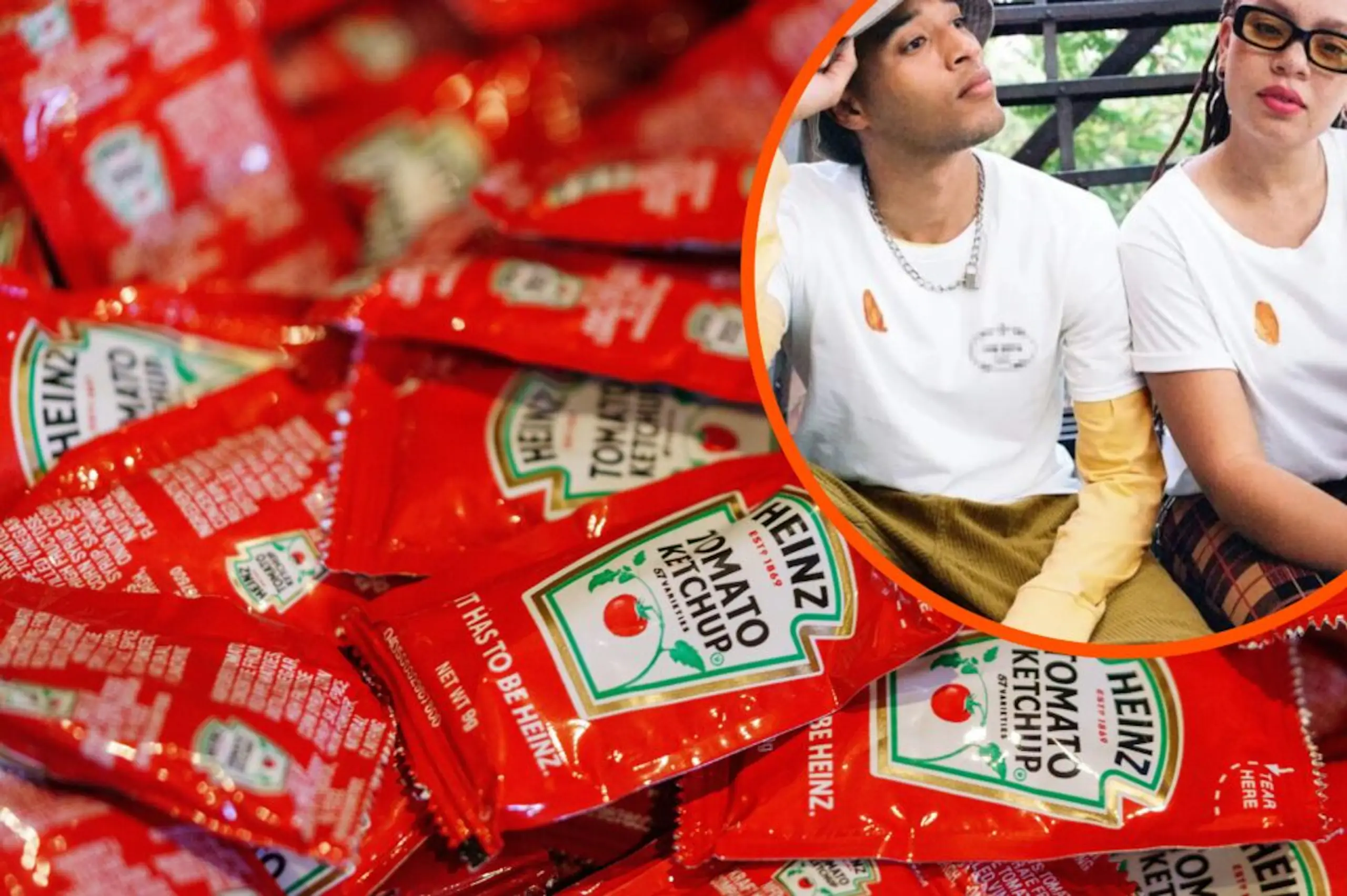 Heinz is releasing a collection of  ‘ketchup stained’ clothes