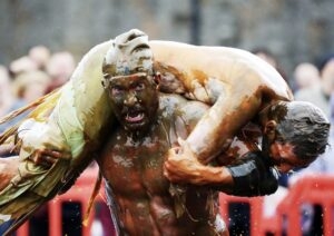 world gravy wrestling competition