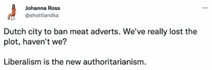 meat adverts banned twitter reaction