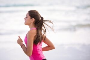 woman exercising