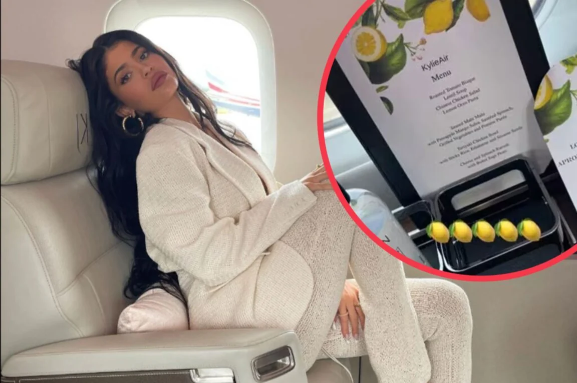 Kylie Jenner has an insane  menu on her £65million private jet
