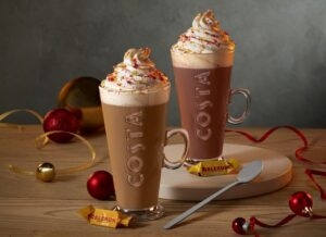 toblerone hot chocolate costa christmas menu