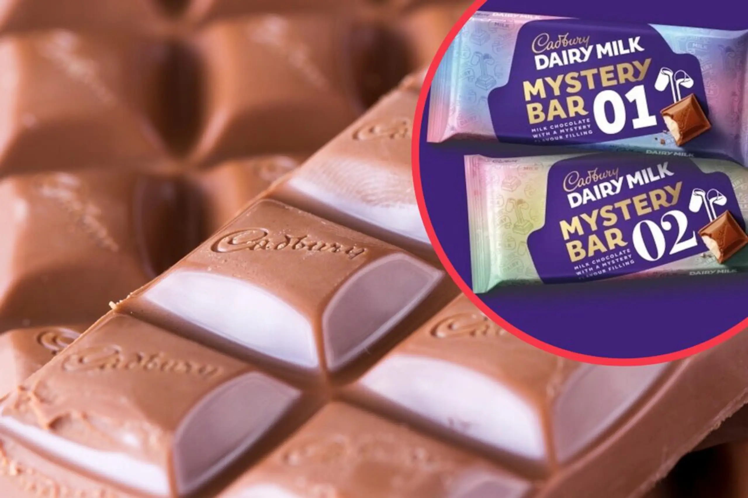 Cadbury finally reveals flavours of mystery bars