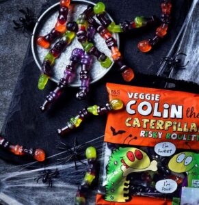 colin the caterpillar halloween range