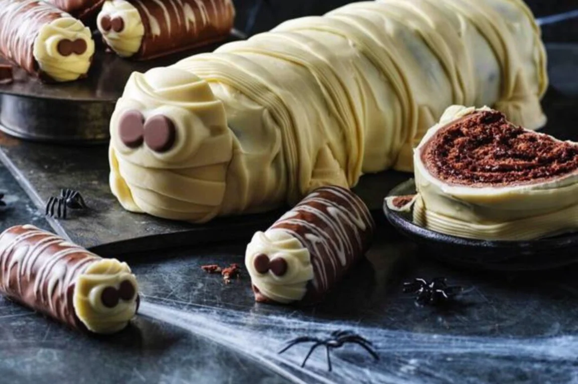 Marks and Spencer is selling mummified Colin the Caterpillar cake for Halloween
