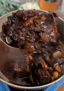 stewed oxtail