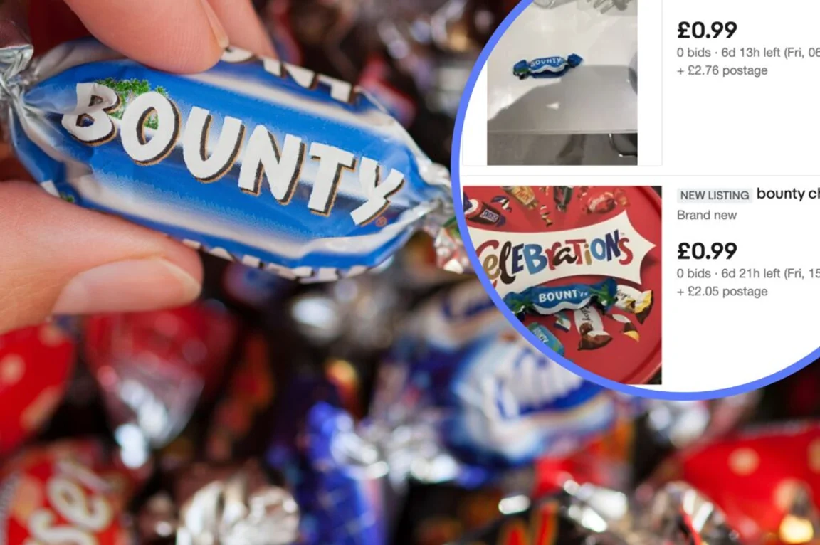 People are selling Bounty chocolates on eBay after Celebrations cull