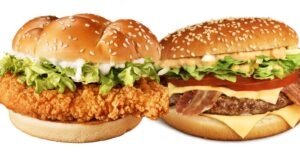 The Big Tasty and the McCrispy (Credit: McDonald's)