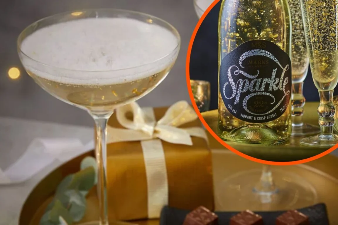 Marks and Spencer drops a gold-leaf sparkling wine for Christmas