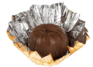 The chocolate orange needs a whack to open (Credit: Alamy)