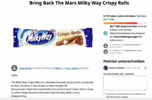 milky way crispy rolls