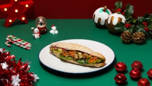 paul vegan christmas sandwich