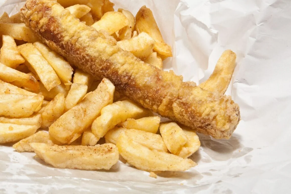 This Yorkshire chippy serves a 2KG battered pig in blanket