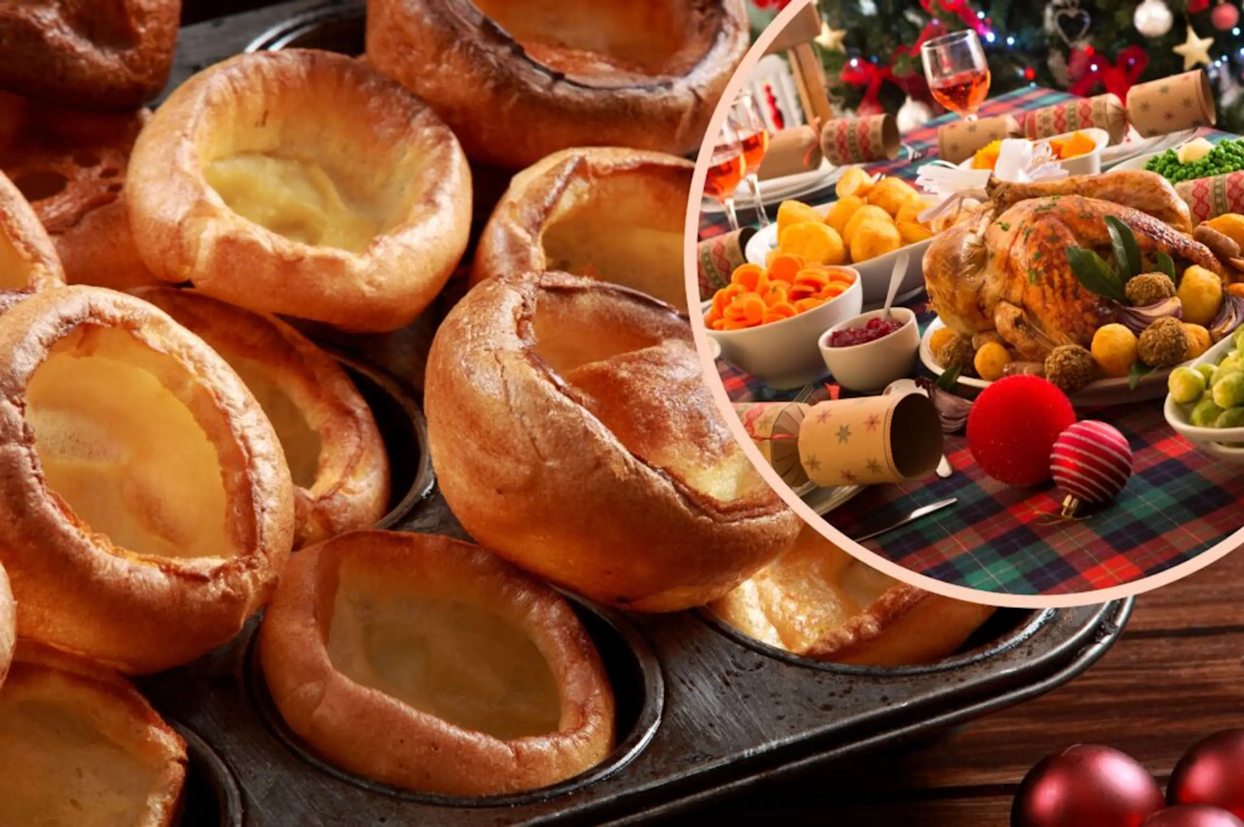 People are divided on whether a Yorkshire pudding belongs on a Christmas dinner