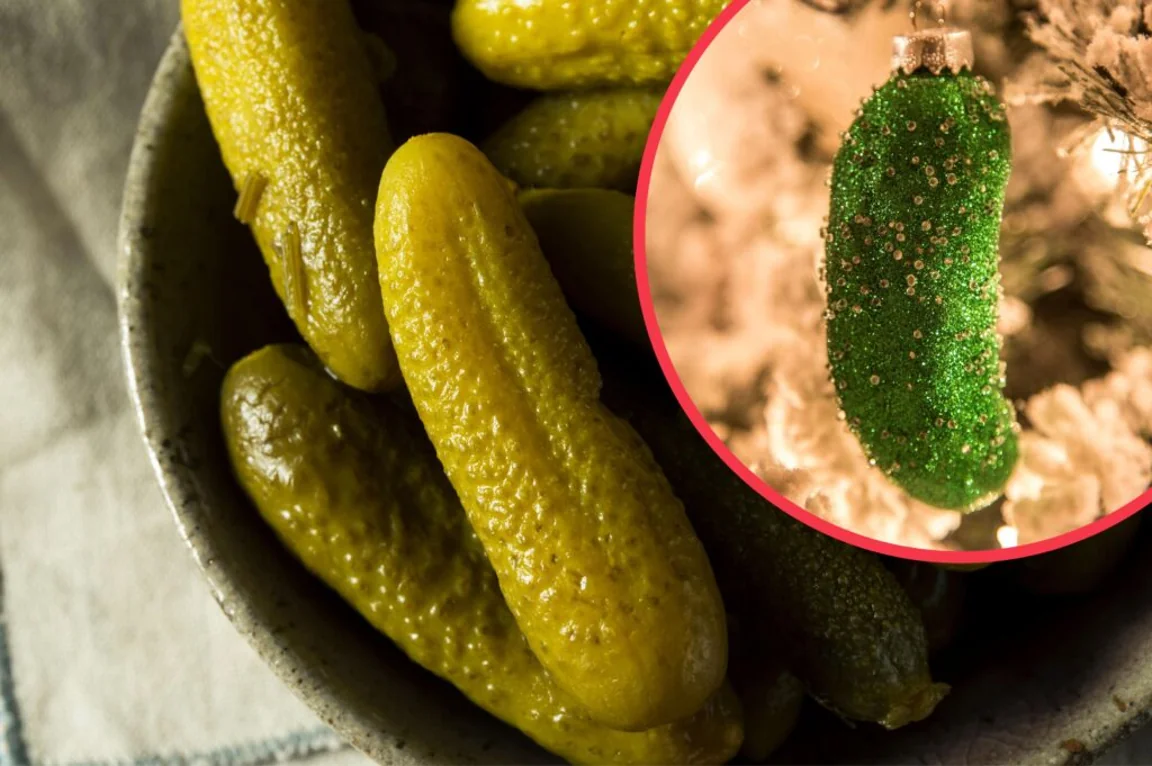 People are putting pickle ornaments on their tree and the reason might surprise you