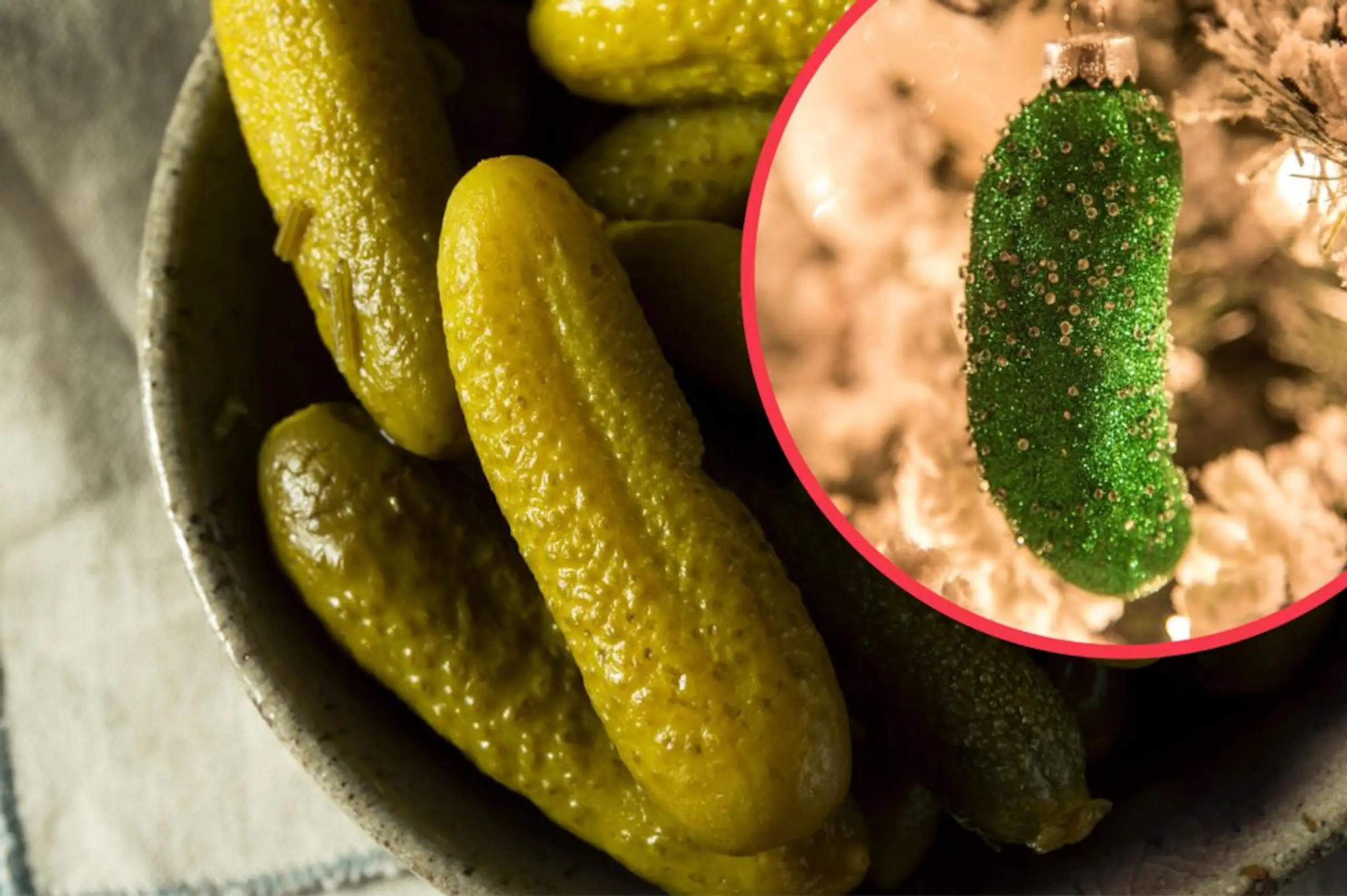 People are putting pickle ornaments on their tree and the reason might surprise you