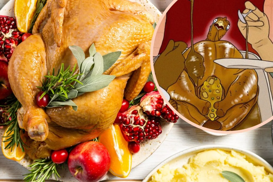 PETA divide opinion with creepy cartoon depicting eating turkey as evil