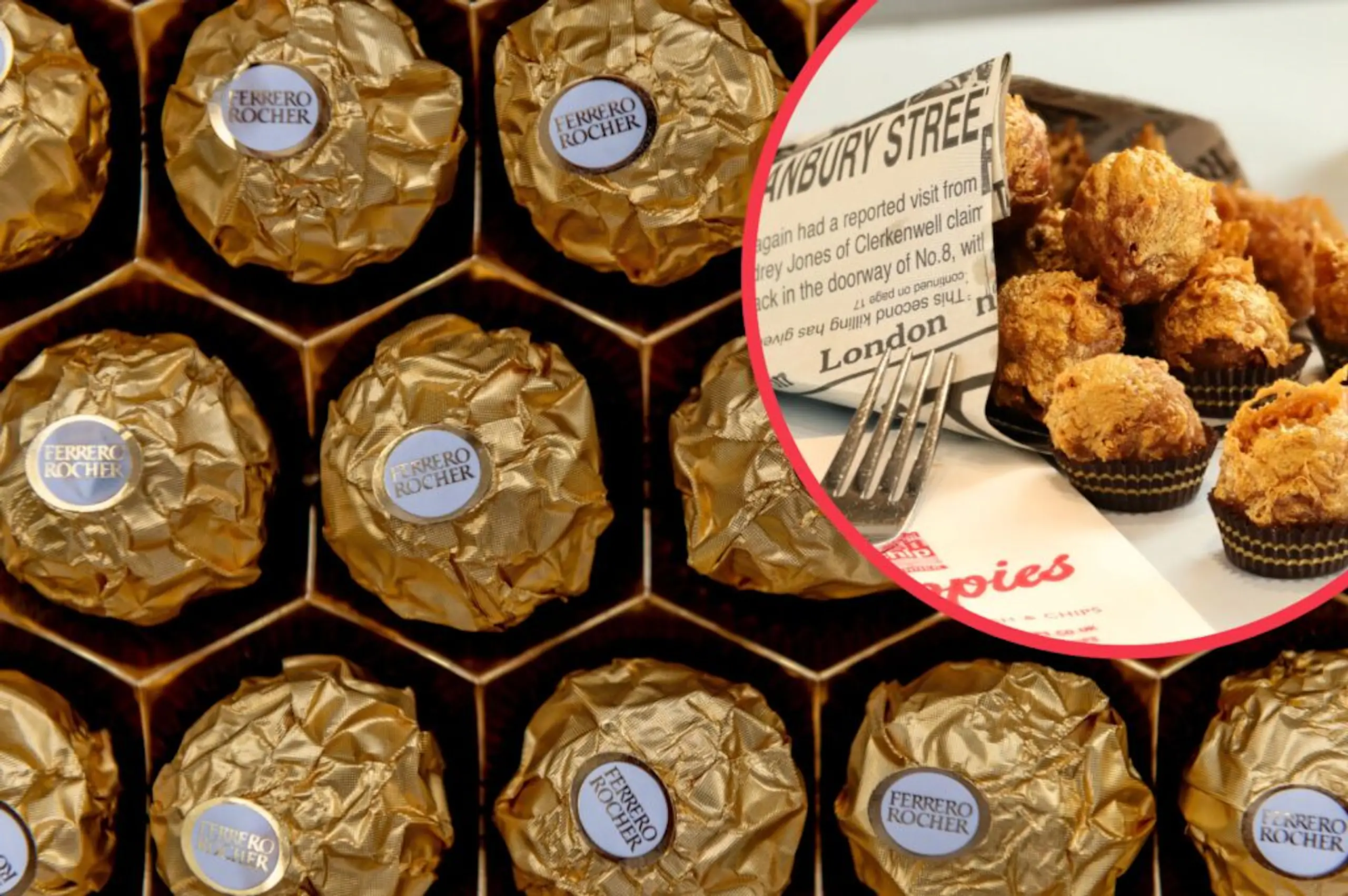 This chippy sells battered Ferrero Rocher and we need them immediately
