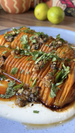 Spicy Hasselback Butternut Squash Recipe | Twisted