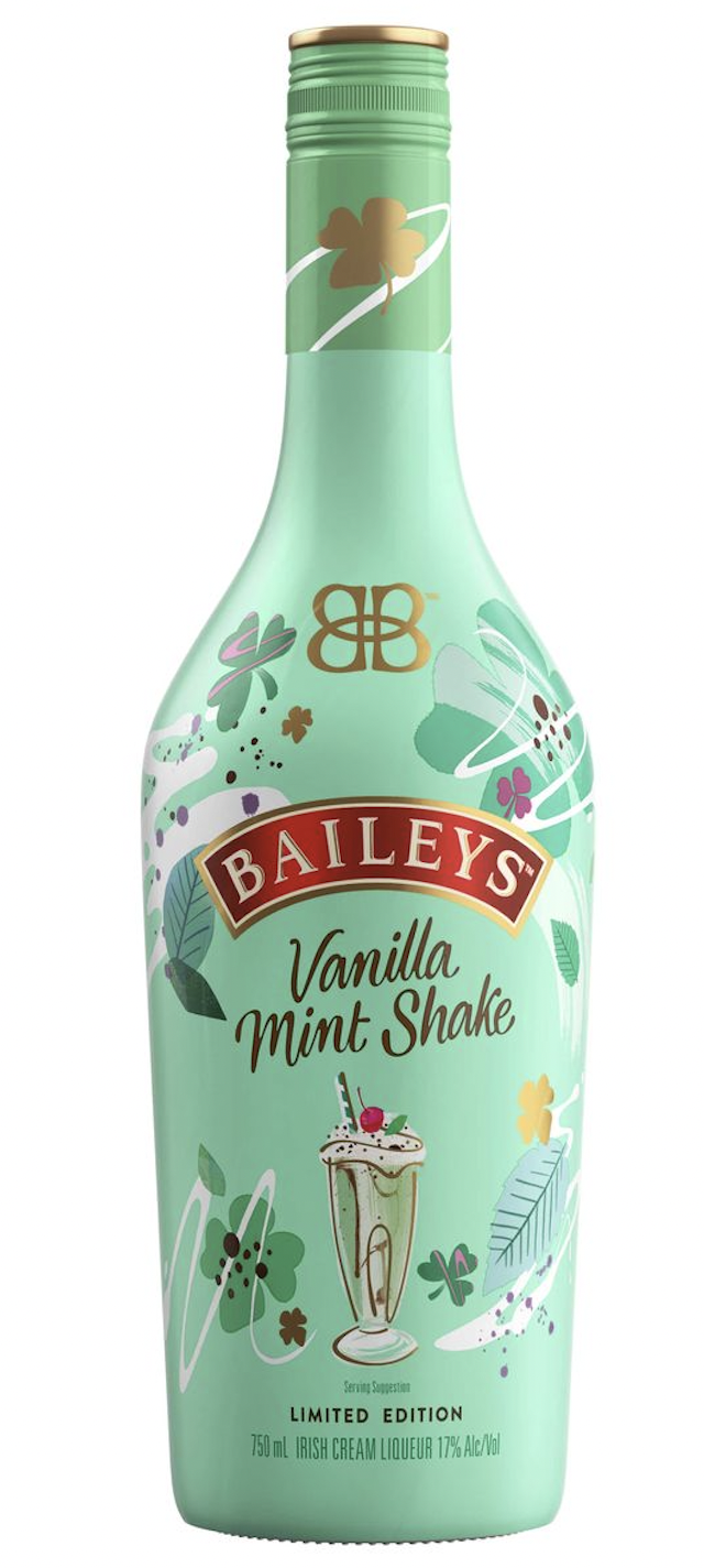 baileys vanilla mint shake