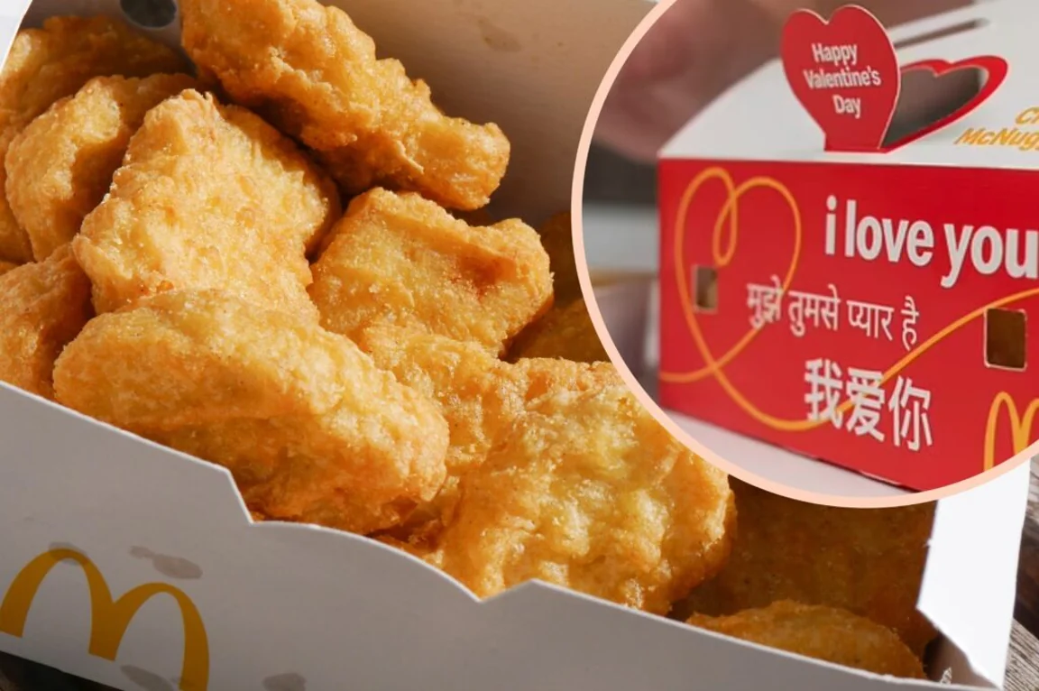 McDonald’s launches Valentine’s chicken McNugget boxes