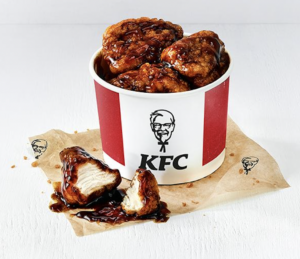 Claim your BBC dipped bites with a free KFC chicken bucket