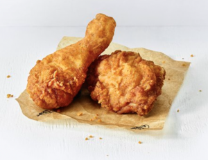 Claim your original recipe chicken with a free KFC chicken bucket