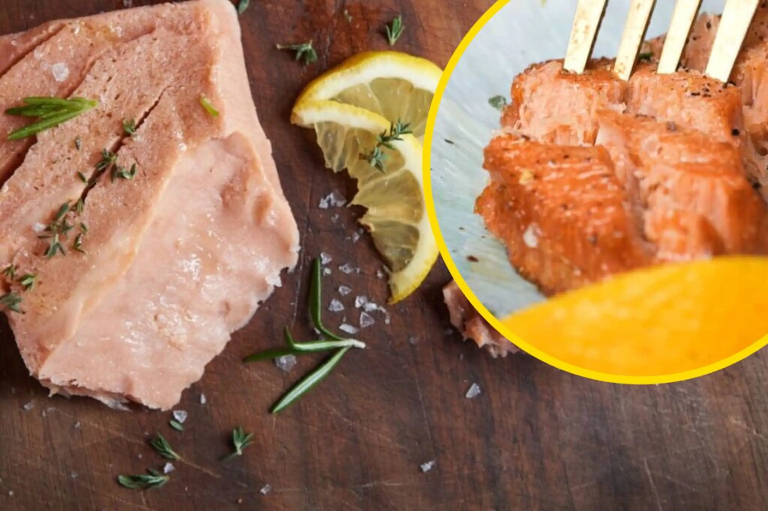 Apparently this plant-based salmon tastes just like the real thing