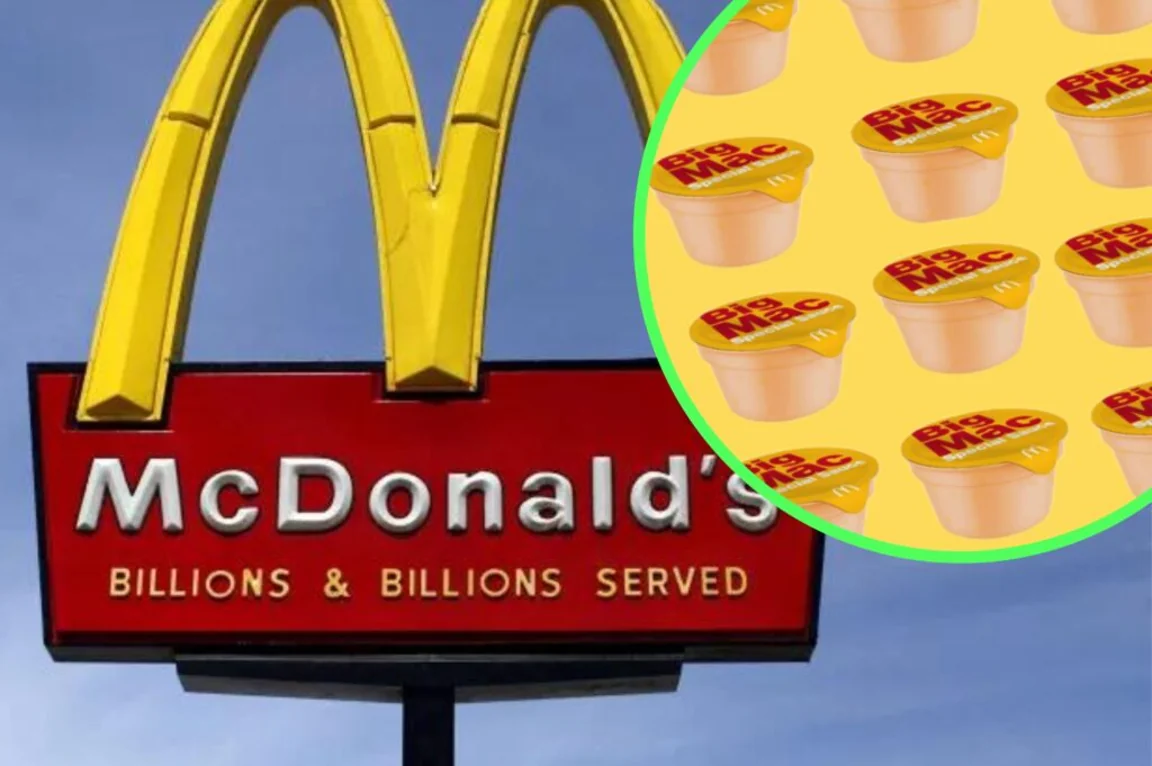 McDonald’s Canada is selling Big Mac sauce in a cup
