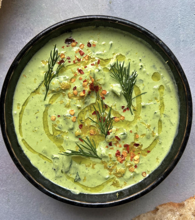 how to cook wild garlic recipe vegan dip 