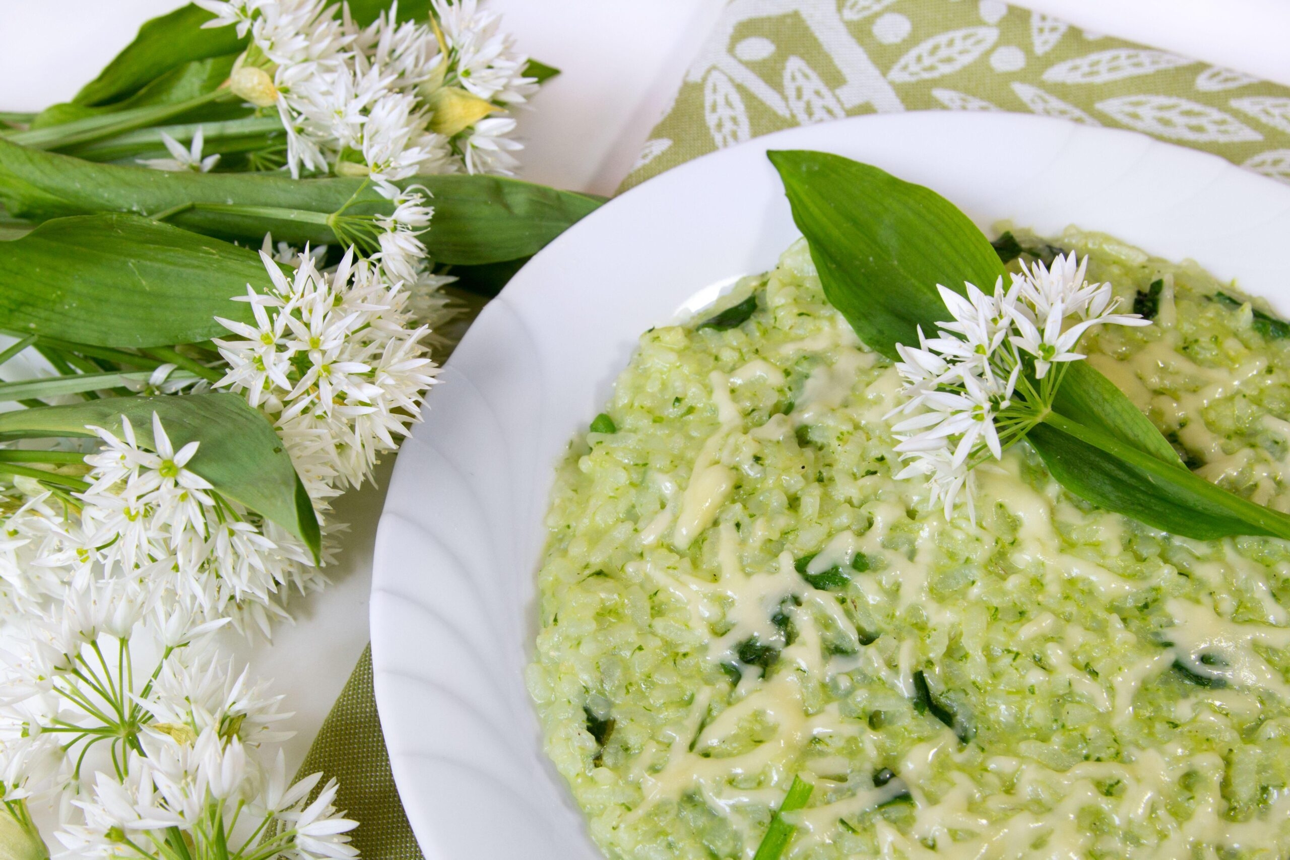 how to cook wild garlic risotto