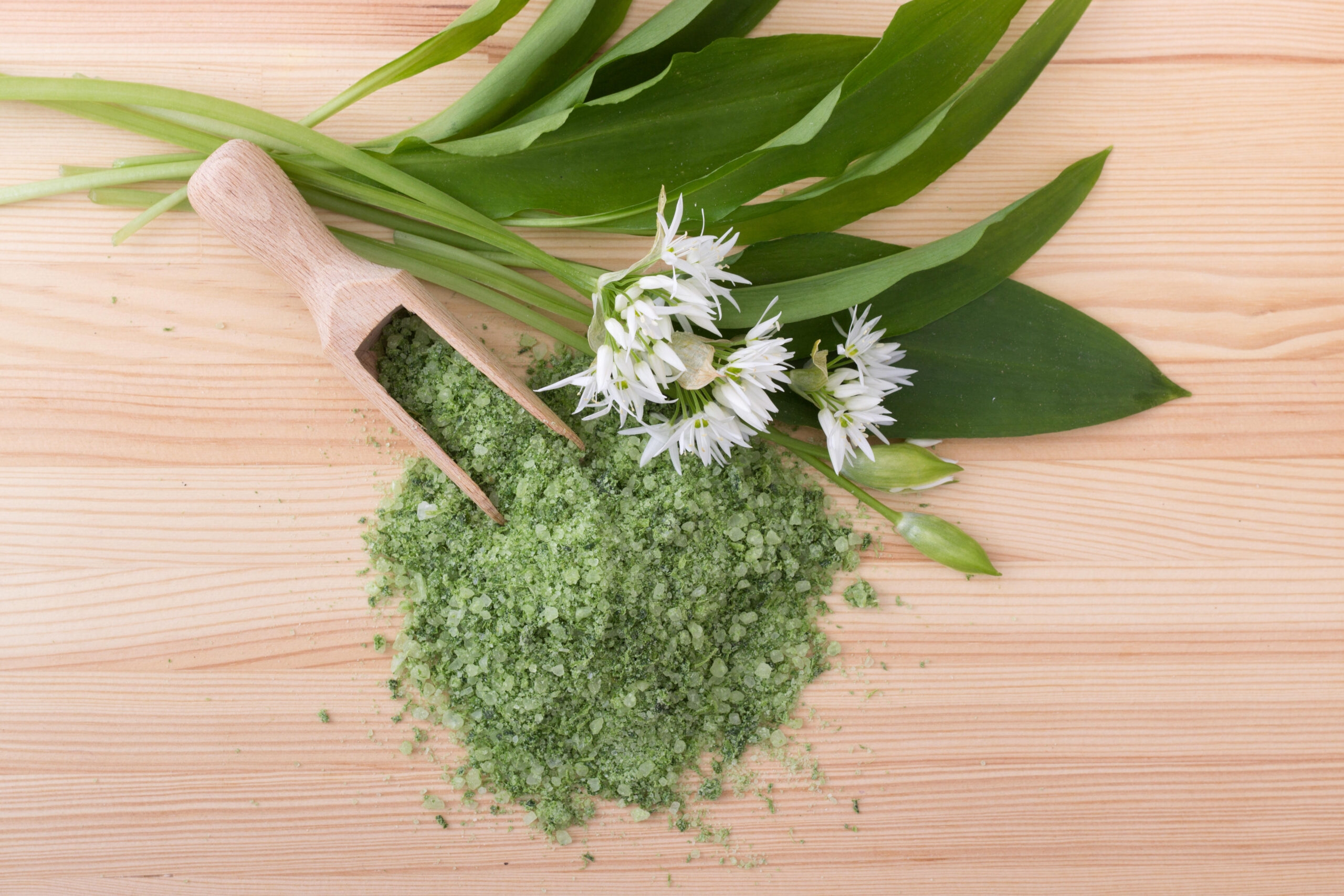 how to cook wild garlic salt