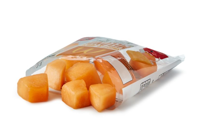 is anything in mcdonalds vegan melon fruit bag